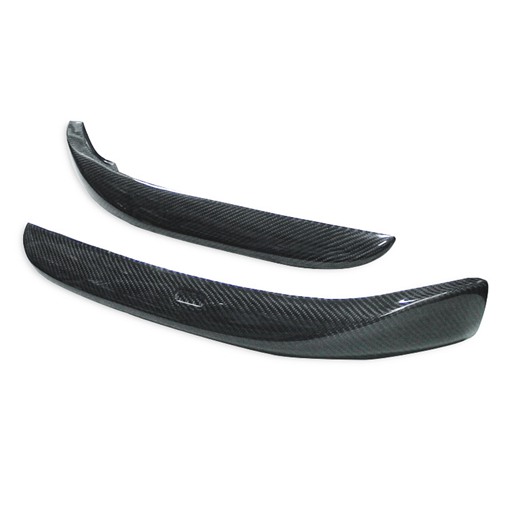 BMW E46 4D M-TECH-Front Lip Flippers Splitters--Carbon Fiber