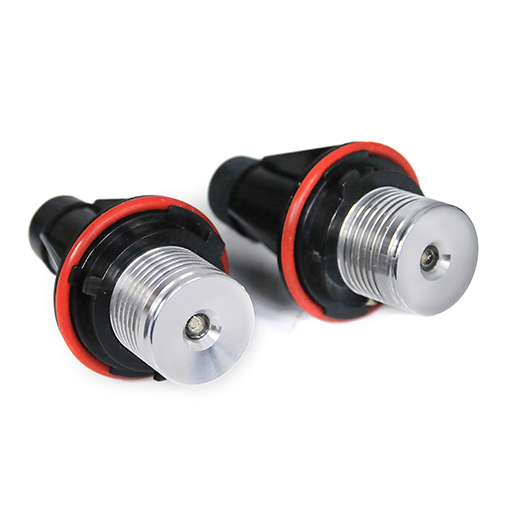 For BMW 3W LED Angel Eyes Red Single Bulb