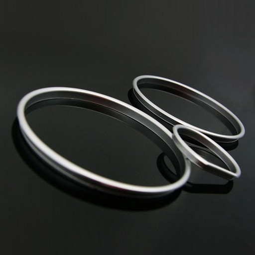 BMW E34 Dash Ring-Silver