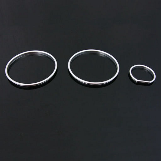 Dash Ring For BMW E34 -Silver