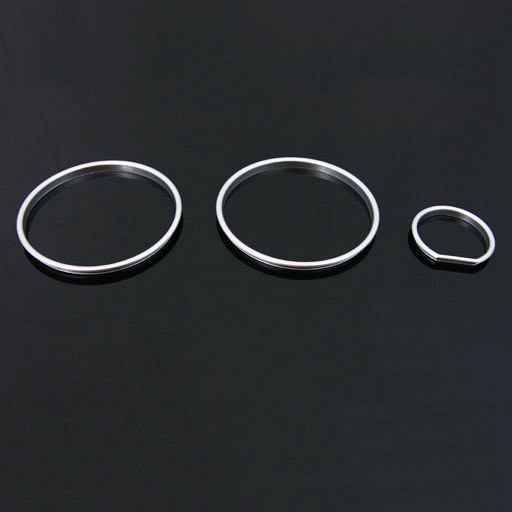 BMW E34 Dash Ring-Silver