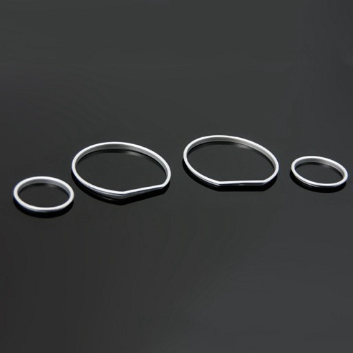 Dash Ring For BMW E36 -Silver