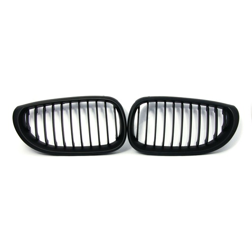 BMW E60 03-09 Matte Black Front Grille