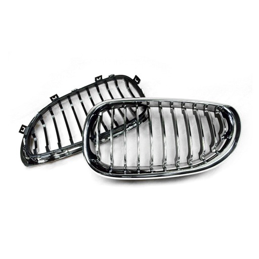 BMW E60 03-09 Chrome Black Front Grille