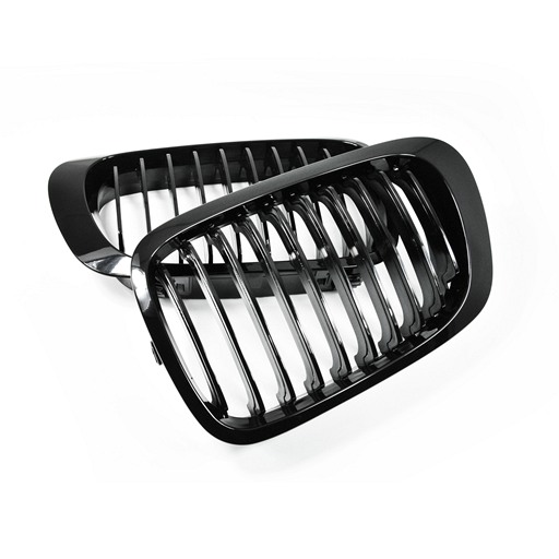 4400546B-SBK-1.jpg BMW E46 4D 98-01 Pre-Facelift Matte Black Front Grille