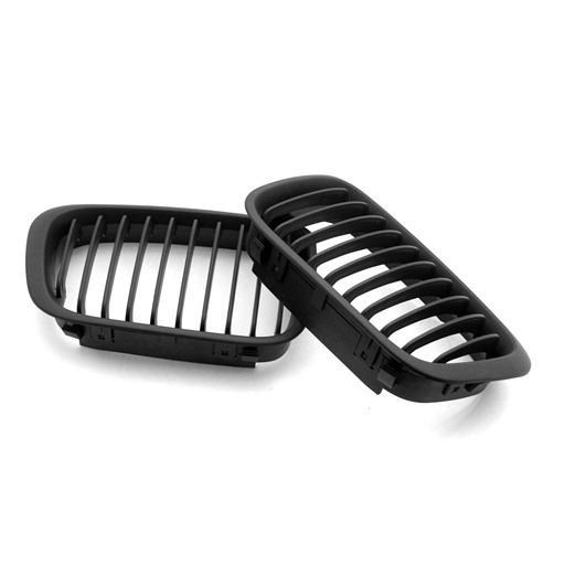 4400555B-1.jpg BMW E46/4D 98-01 Matte Black Front Grille