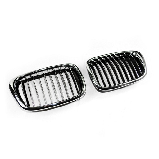 BMW E39 01-04 Chrome Black Front Grille