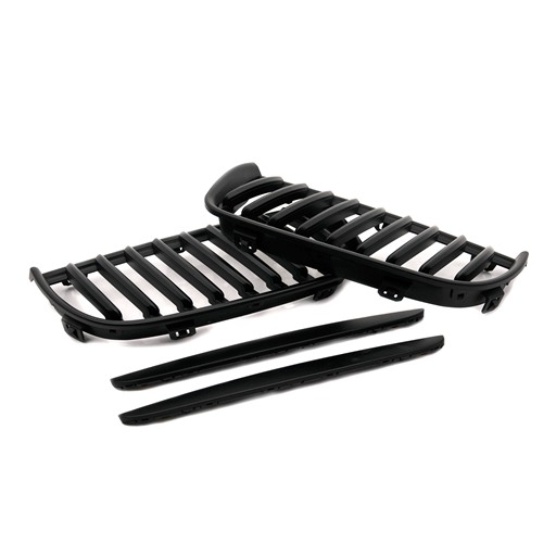 4401417B-1.jpg BMW E90 E91 05-08 Matte Black Front Grille