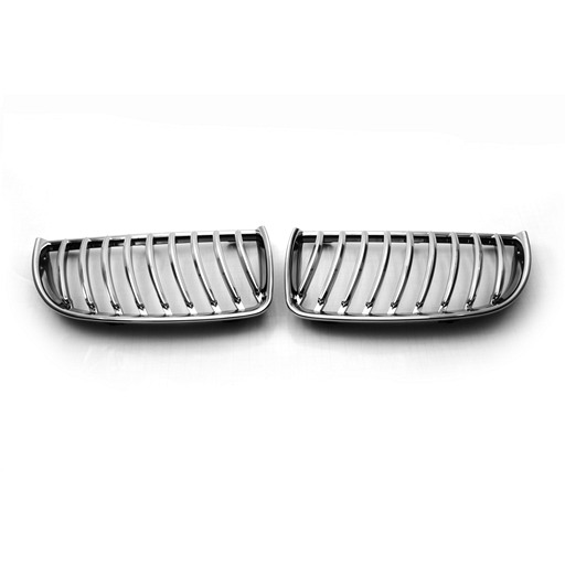 BMW E90 E91 05-08 Chrome Black Front Grille