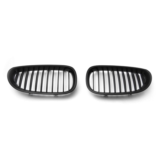 4401698B.jpg BMW E60 4D Matte Black Front Grille