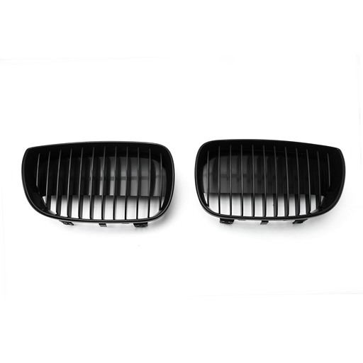 BMW E87 04  Matte Black Front Grille (AIRCON)