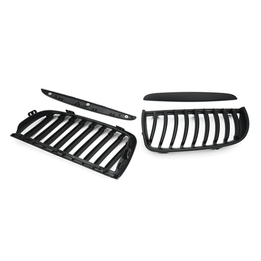 4403067B-2.jpg BMW E90 05-08  Matte Black Front Grille