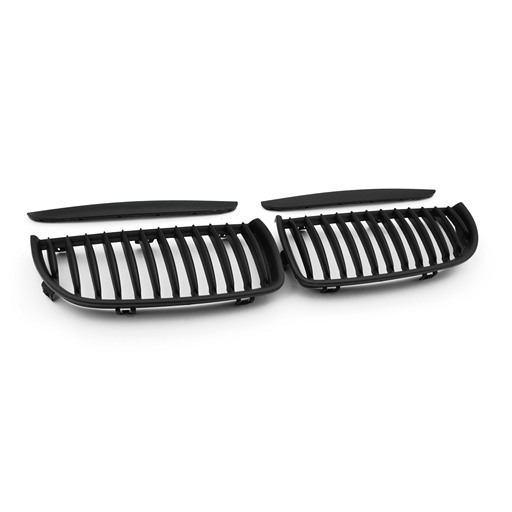 4403550B-1.jpg BMW E90 05-07 +MOULDING Matte Black Front Grille+M