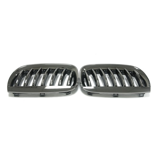 4403671-CBK.jpg BMW X3 E83 04-06 Black Chrome Front Grille