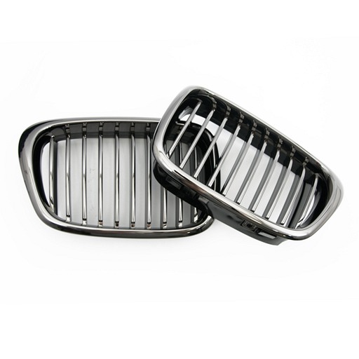 4403716M-1.jpg BMW E39 01-03 Black Chrome Front Grille