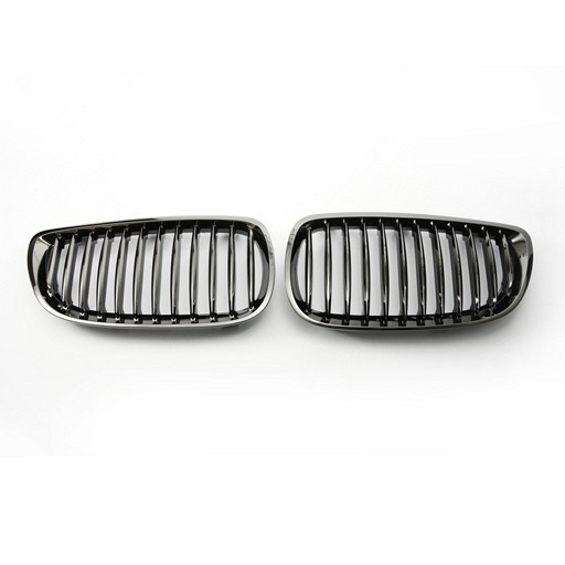 4404438B.jpg BMW E92 E93 07-09 Black Chrome Front Grille