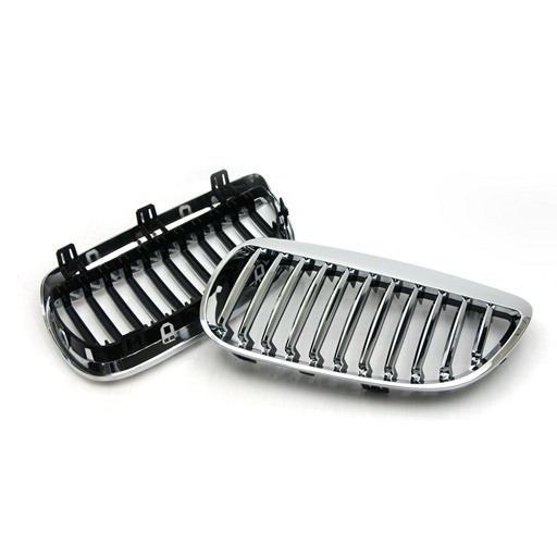 4404745N-2.jpg BMW E92 E93 06-09 Chrome Black Front Grille