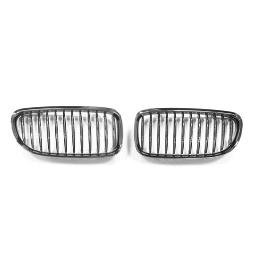 4404755B.jpg BMW E90 E91 07-09 LCI Black Chrome Front Grille