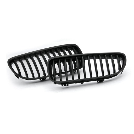 4404756B-1.jpg BMW E90 E91 07-09 LCI Matte Black Front Grille