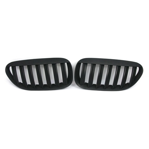 BMW E63 E64 04-09 Matte Black Front Grille