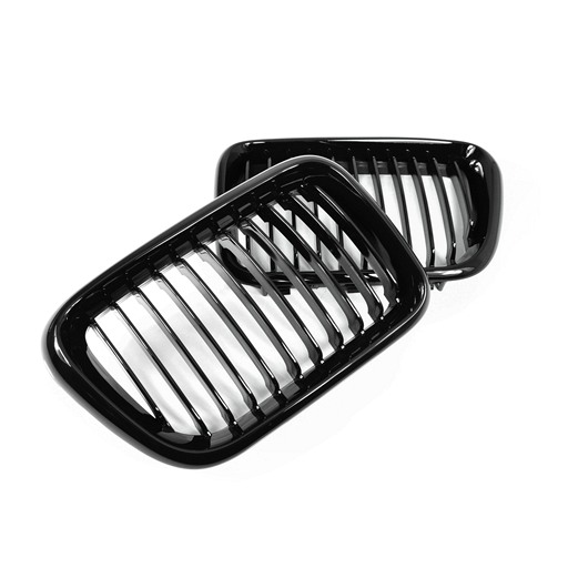 4405421B-SBK-1.jpg BMW E36 97-98 Shiny Black Front Grille