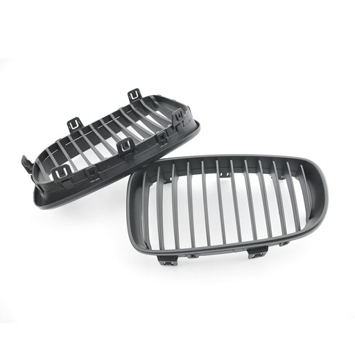 4405438B-2.jpg BMW E81 E82 E87 E88 Facelifted Matte Black Front Grille