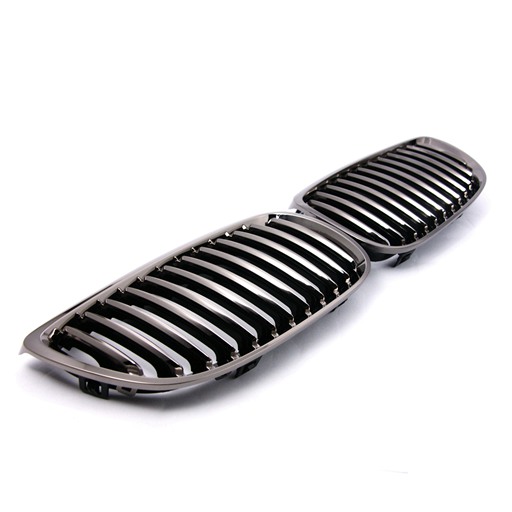 4405444N-2.jpg BMW E92 E93 07-09 Black Chrome Front Grille