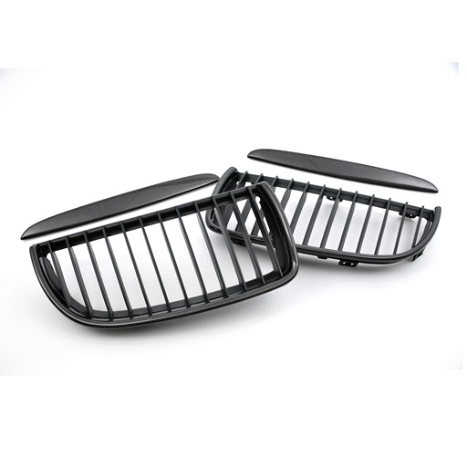 4405625B-1.jpg BMW E90-91 05-08 Pre-Facelift Carbon Look Front Grille