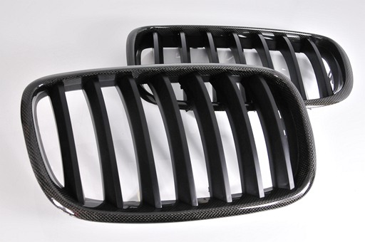 4406188B-2.jpg BMW X5 E70 X6 E71 X5M X6M 3.0 4.5 Carbon Look Front Grille