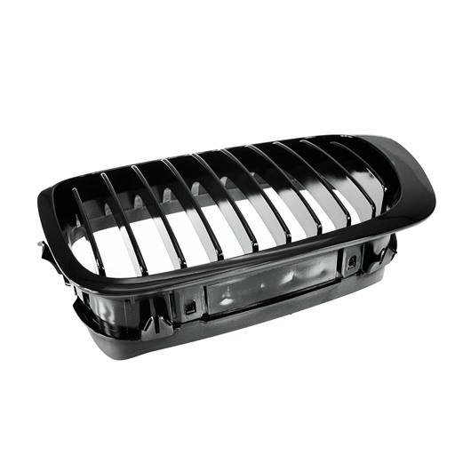 4409513B-SBK-2.jpg BMW E46 2D 98~01 Shiny Black Front Grille