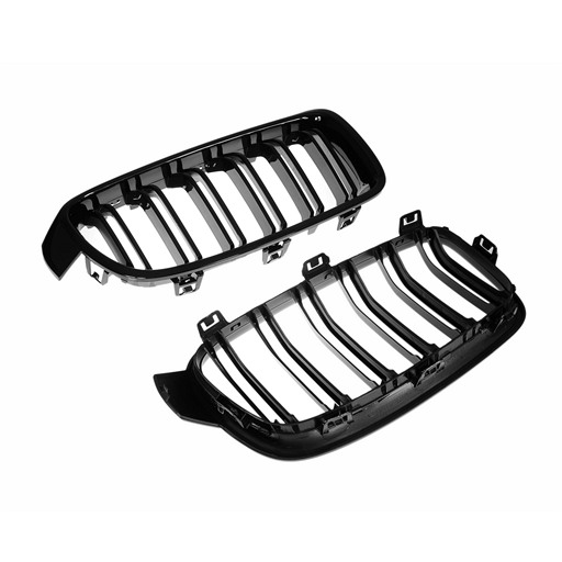 BMW F30 F31 M3 Look Shiny Black Front Grille