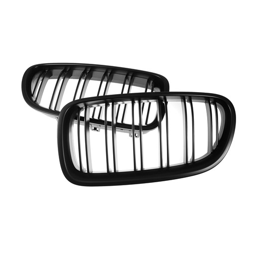 4410303B-1.jpg BMW F10 F11 M5 Look Matte Black Front Grille