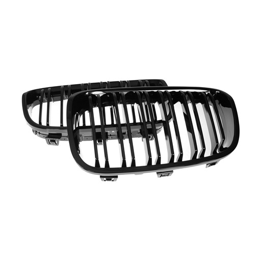 4410728B-SBK-1.jpg BMW F20 M2 Look Shiny Black Front Grille