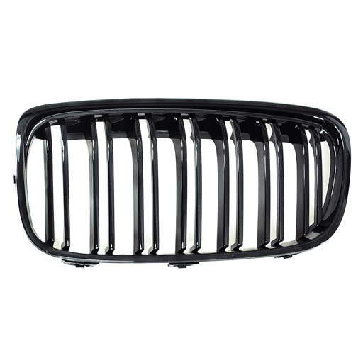 4411855B-SBK-1.jpg For BMW F45 M Double Salt Glossy Black Front Grille