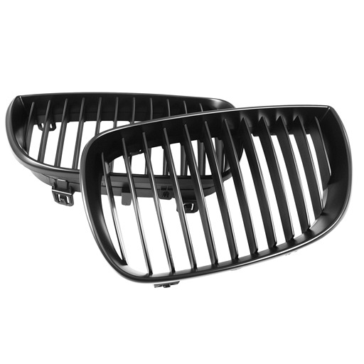 OE Look Mattle Black Kidney Grille For BMW E87 Pre-Facelift 4412254B-1.jpg