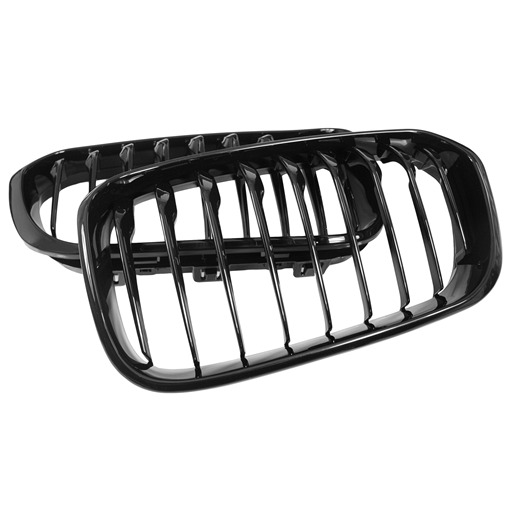 OE Look Glossy Black Kidney Grille For BMW F20 LCI 4412530B-SBK-1.jpg