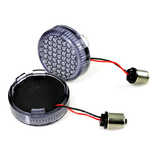 LED Turn Signal Lights with Lamp Cover Assembly For Harley-Davidson