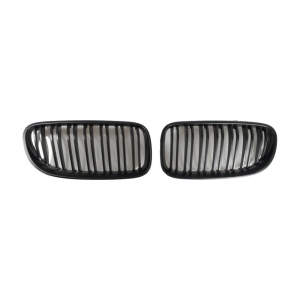 Double slats+Matte Black Front Grille for BMW E92 LCI (2008~13)