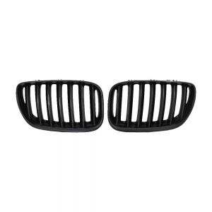 Single Slat+Shiny Black Front Grille for BMW X5(E53) (2006~), ABS