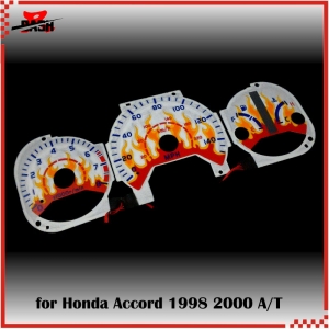 【SD祥登汽車】 本田 雅哥 HONDA ACCORD K9 1998 2000 聲控 火焰 冷光 白底 儀表板 儀錶板
